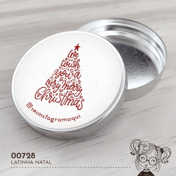 Latinha Adesivada Natal - 00728