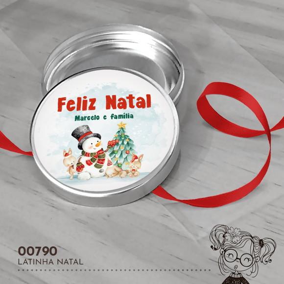 Latinha Adesivada Natal - 00790