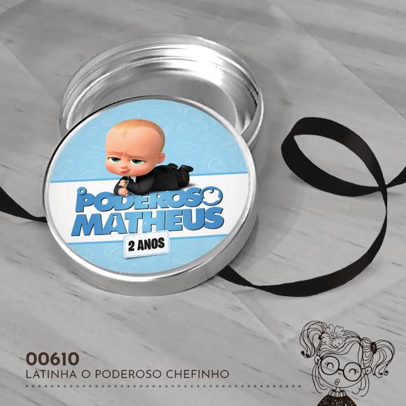 Latinha Adesivada o Poderoso Chefinho - 00610