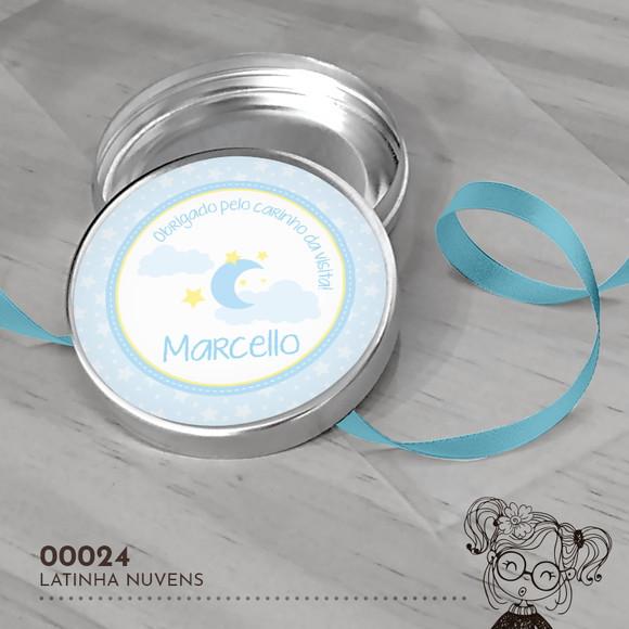Latinha Adesivada Nuvens - 00024