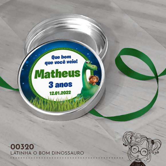 Latinha Adesivada o Bom Dinossauro - 00320