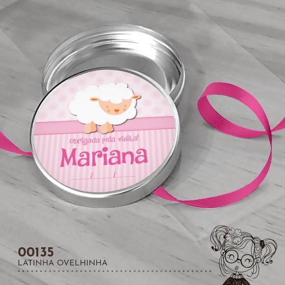 Latinha Adesivada Ovelhinha - 00135
