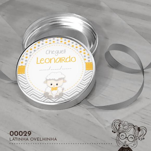 Latinha Adesivada Ovelhinha - 00029