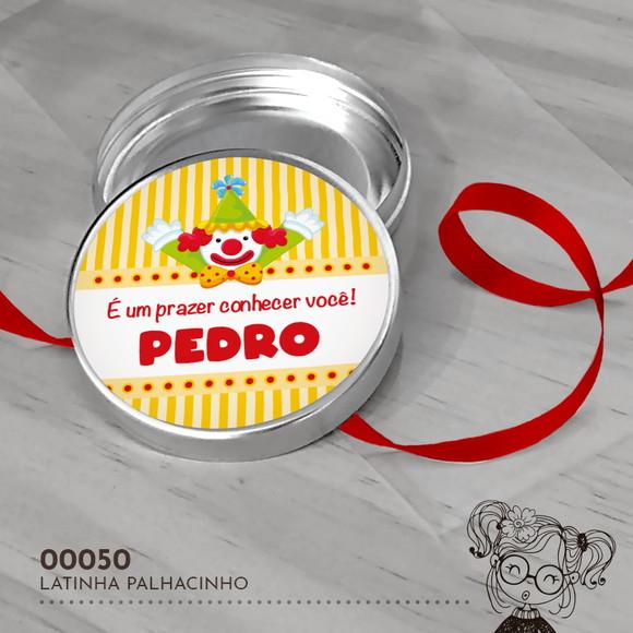 Latinha Adesivada Palhacinho - 00050