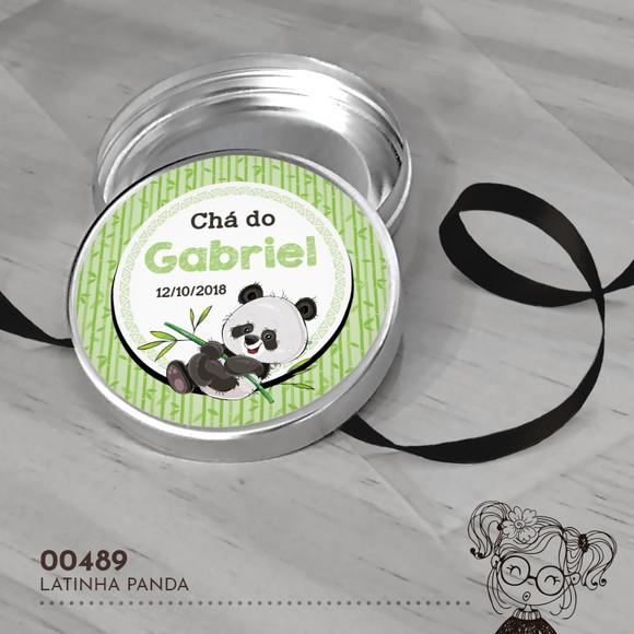Latinha Adesivada Panda - 00489