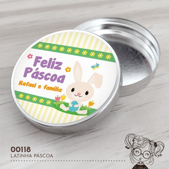 Latinha Adesivada Páscoa - 00118