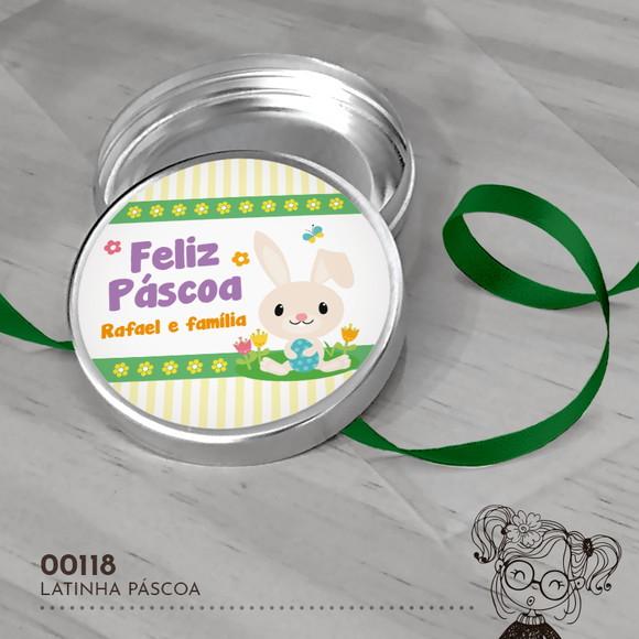 Latinha Adesivada Páscoa - 00118
