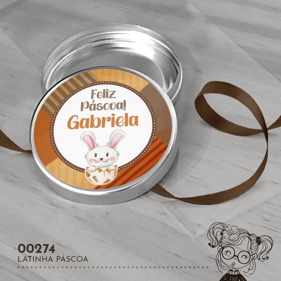 Latinha Adesivada Páscoa - 00274