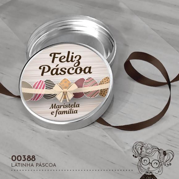 Latinha Adesivada Páscoa - 00388