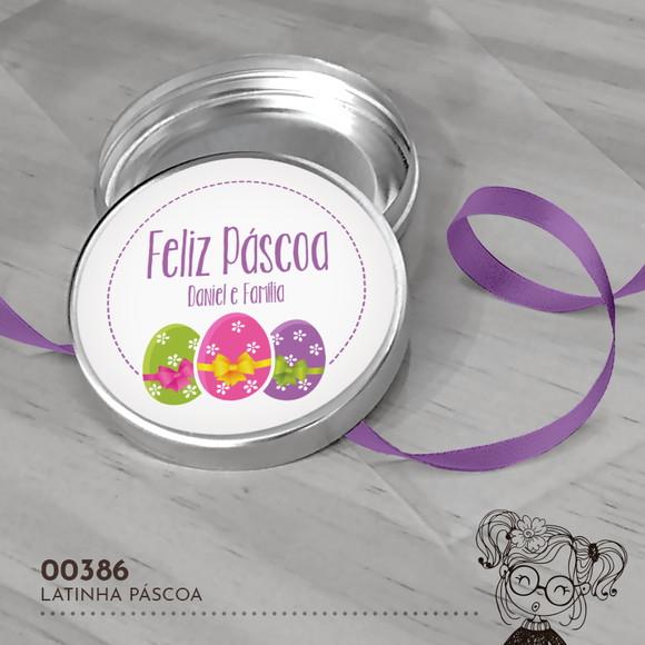 Latinha Adesivada Páscoa - 00386