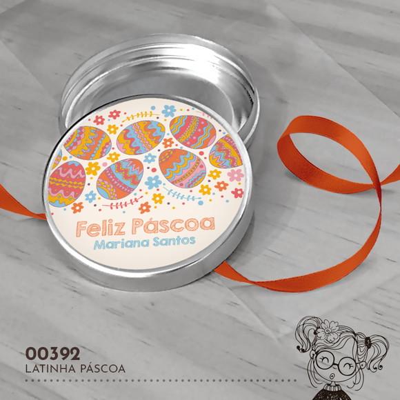 Latinha Adesivada Páscoa - 00392