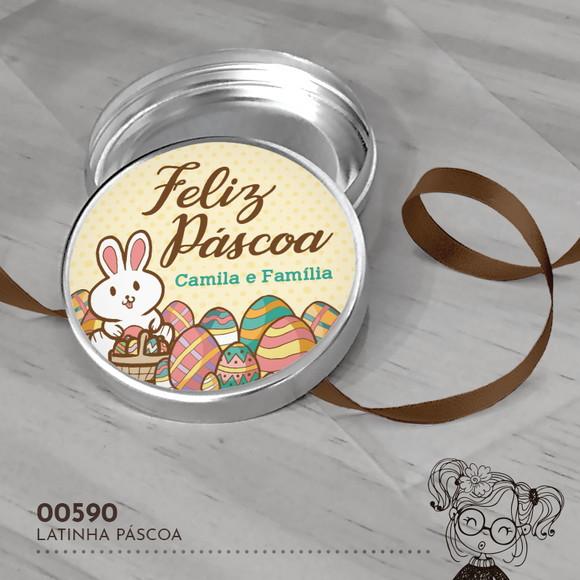 Latinha Adesivada Páscoa - 00590