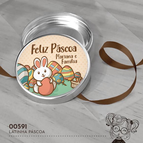 Latinha Adesivada Páscoa - 00591