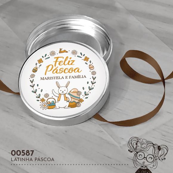 Latinha Adesivada Páscoa - 00587
