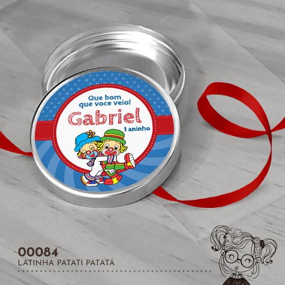 Latinha Adesivada Patati Patatá - 00084