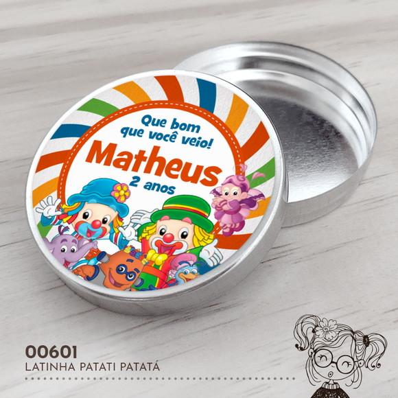 Latinha Adesivada Patati Patatá - 00601