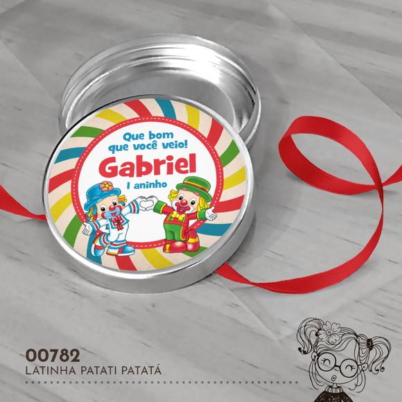 Latinha Adesivada Patati Patatá - 00782