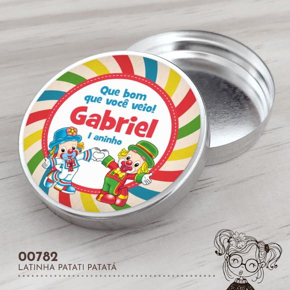 Latinha Adesivada Patati Patatá - 00782