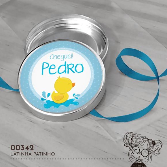 Latinha Adesivada Patinho - 00342
