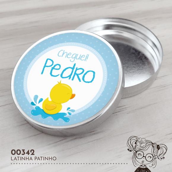 Latinha Adesivada Patinho - 00342