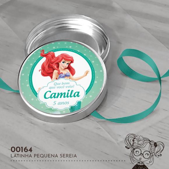 Latinha Adesivada Pequena Sereia - 00164
