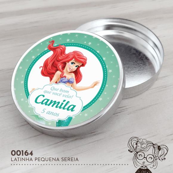 Latinha Adesivada Pequena Sereia - 00164