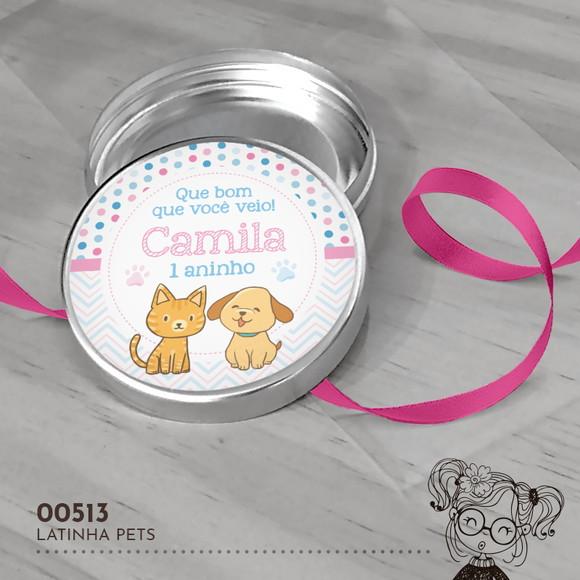 Latinha Adesivada Pets - 00513