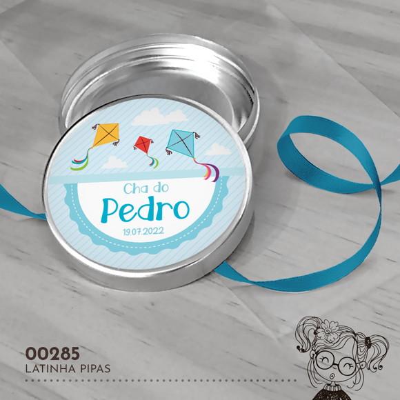 Latinha Adesivada Pipas - 00285