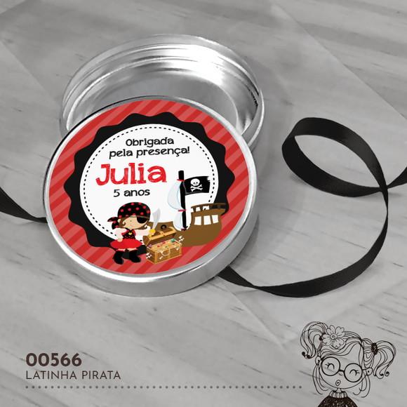 Latinha Adesivada Pirata - 00566