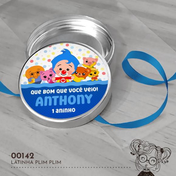 Latinha Adesivada Plim Plim - 00142