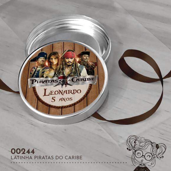 Latinha Adesivada Piratas do Caribe - 00244