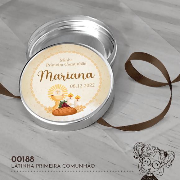 Latinha Adesivada Primeira Comunhão - 00188