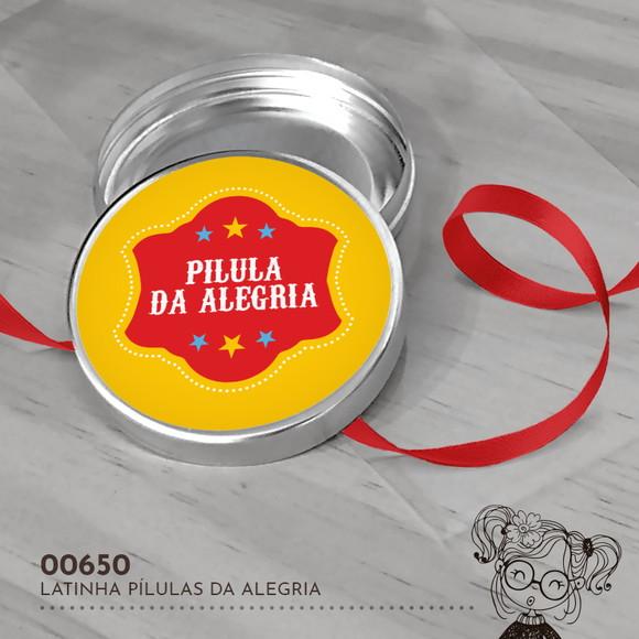 Latinha Adesivada Pílulas da Alegria - 00650