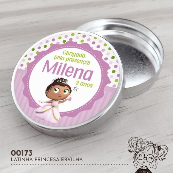 Latinha Adesivada Princesa Ervilha - 00173