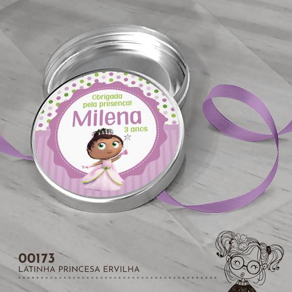 Latinha Adesivada Princesa Ervilha - 00173