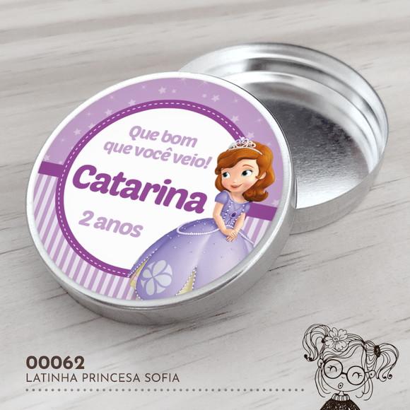 Latinha Adesivada Princesa Sofia - 00062