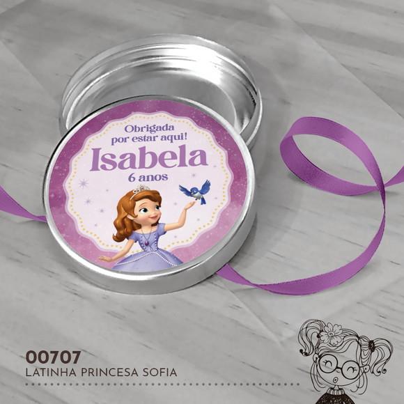 Latinha Adesivada Princesa Sofia - 00707