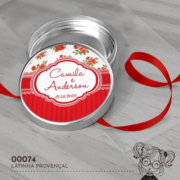 Latinha Adesivada Provençal - 00074