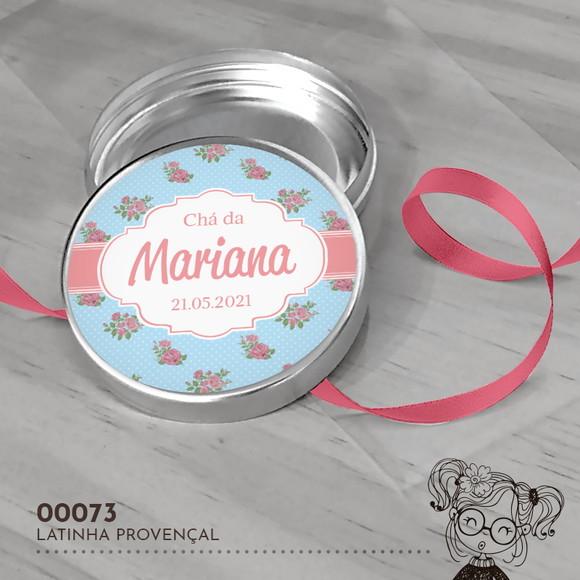 Latinha Adesivada Provençal - 00073