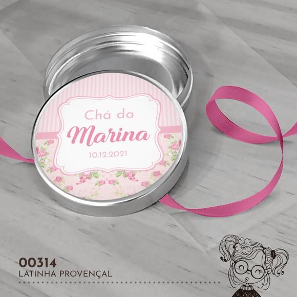 Latinha Adesivada Provençal - 00314