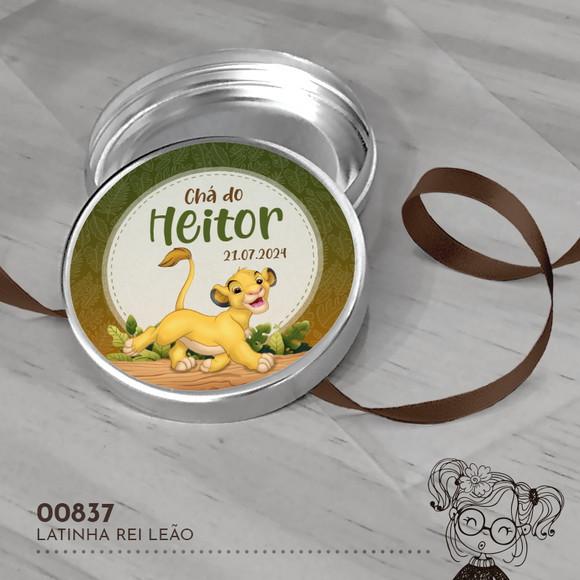 Latinha Adesivada Rei Leão - 00837