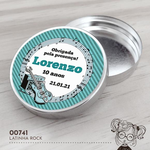 Latinha Adesivada Rock - 00741