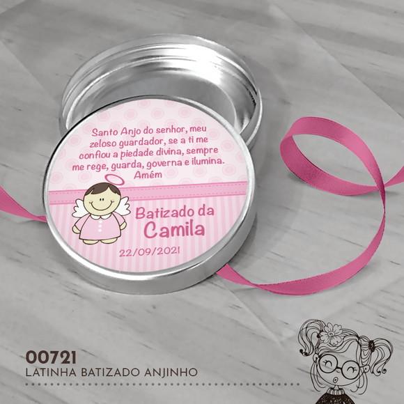 Latinha Adesivada Santo Anjo - 00721