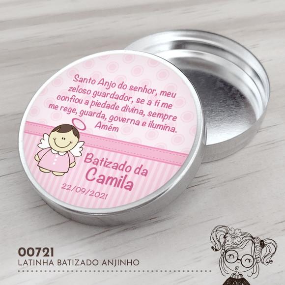 Latinha Adesivada Santo Anjo - 00721