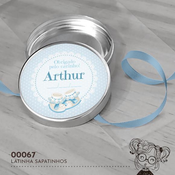 Latinha Adesivada Sapatinhos - 00067