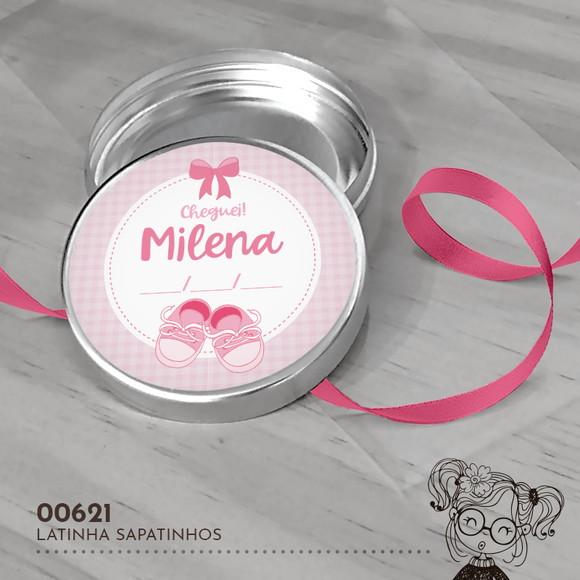 Latinha Adesivada Sapatinhos - 00621