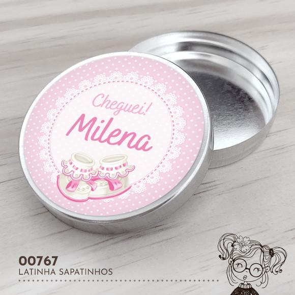 Latinha Adesivada Sapatinhos - 00767