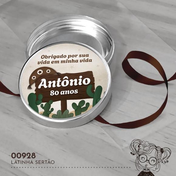 Latinha Adesivada Sertão - 00928