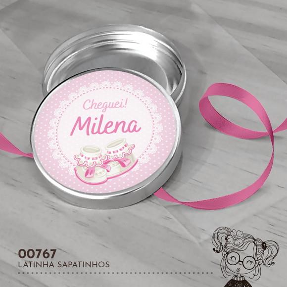 Latinha Adesivada Sapatinhos - 00767