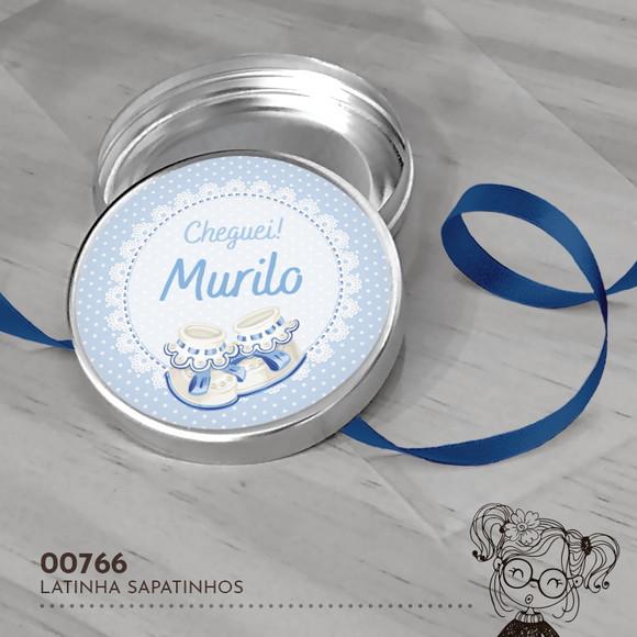 Latinha Adesivada Sapatinhos - 00766